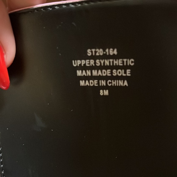 Bubblegum obsidian pocket knee high combat boots - Picture 5 of 5